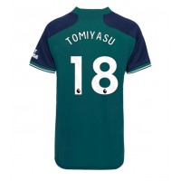 Arsenal Takehiro Tomiyasu #18 Rezervni Dres za Ženska 2023-24 Kratak Rukav